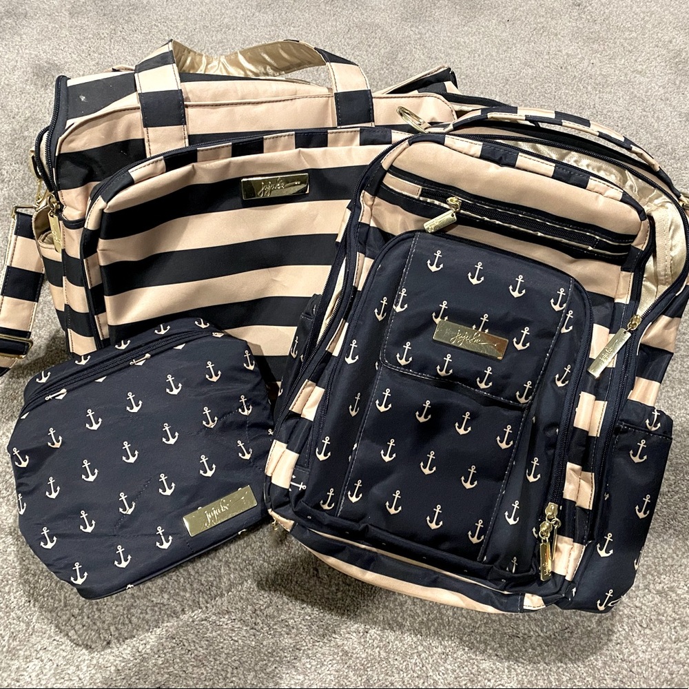 NO LONGER FOR SALE - JUJUBE anchor diaper bag collection